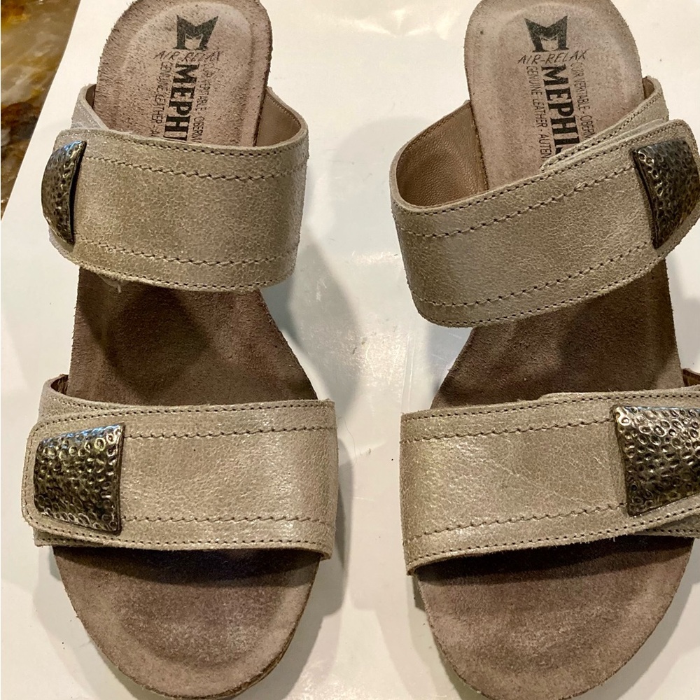 Mephisto Leather Wedge